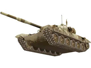 T-90A Tank 3D Model