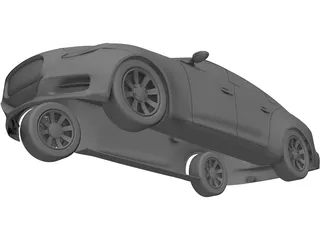 Jaguar XJ (2012) 3D Model