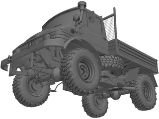 Mercedes-Benz Unimog 406 (1967) 3D Model