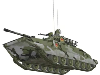 WZ-213 Type 99 Dragon Lance Modern Chinese Tank 3D Model