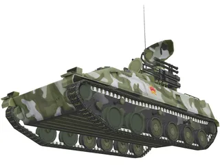 PGZ-95 AA Iron Dove Modern Chinese 3D Model