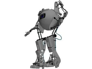 Portal 2 Atlas 3D Model