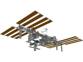 International Space Station (2011) 3D Model