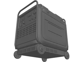 Portable Generator 3D Model