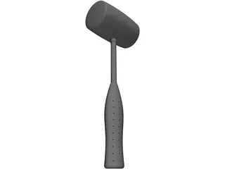 Rubber Hammer 3D Model