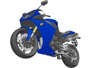 Yamaha R1 (2010) 3D Model