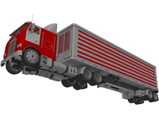 Freightliner Truck 3D Model