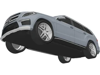 Mercedes-Benz GL 63 AMG 3D Model