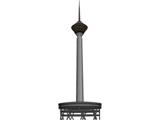 Milad Tehran Tower 3D Model