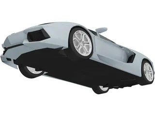 Lamborghini Aventador LP-700 Roadster (2014) 3D Model