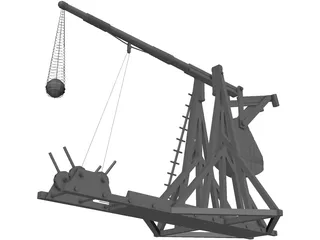 Trebuchet 3D Model