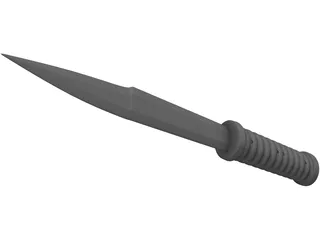 Tactical Knife 3D Model