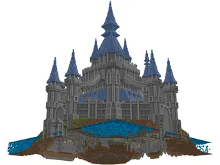 Zelda Castle 3D Model