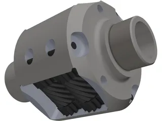 TORSEN Differential 3D Model