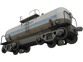 Fuel Tanker 3D Model