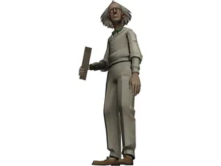 Emmett Brown 3D Model