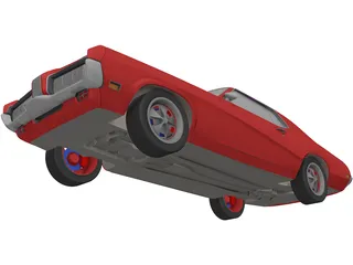 Mercury Cougar 3D Model