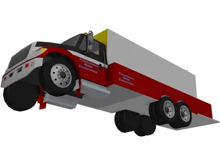 Water Conservation Truck 3D Model