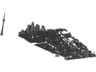 Toronto City Block 3D Model