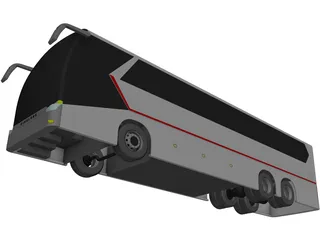 King Long Bus 3D Model