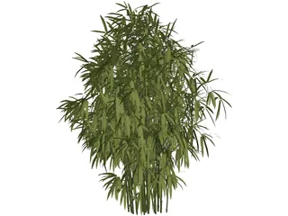 Bamboo Cluster Small 3D Model