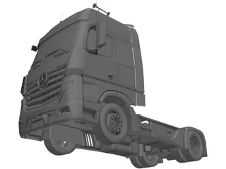 Mercedes-Benz Actros (2012) 3D Model