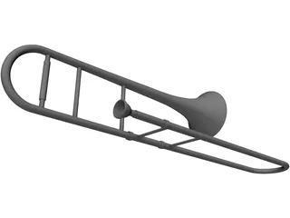 Trombone 3D Model