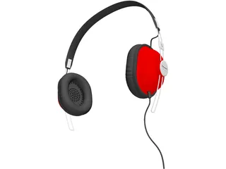 Panasonic Headphones RP-HTX7E 3D Model