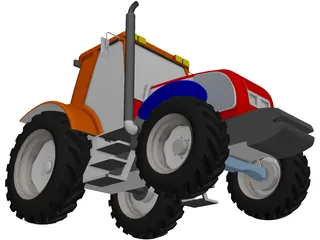 New Holland Tractor 3D Model