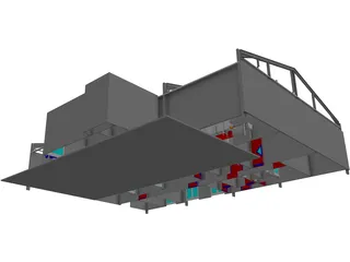 Slaughter House for Chickens 3D Model