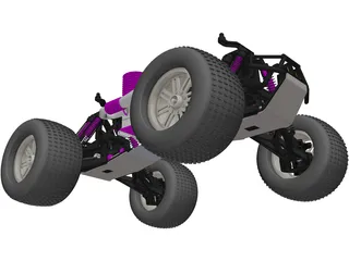 HPI RC Monster Truck Car 3D Model