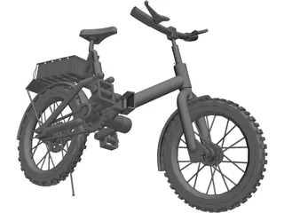 Bicycle Folding 3D Model
