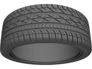 Goodyear Eagle GT 18x8.5 3D Model