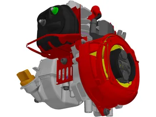 Honda GX25 Engine 3D Model