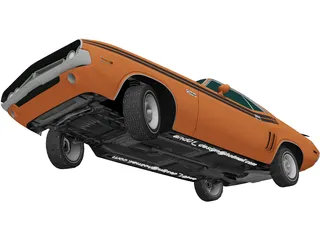 Dodge Challenger RT (1971) 3D Model