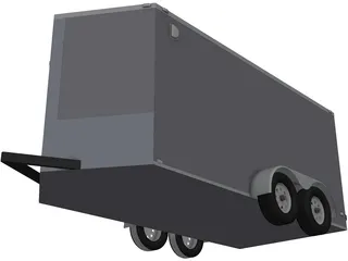 Light Trailer 3D Model