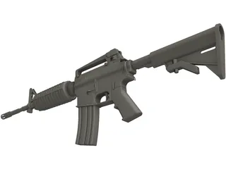 M16 Rifle 3D Model
