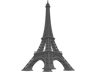 Eiffel Tower 3D Model