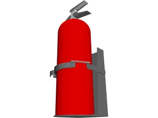 Fire Extinguisher 20lb 3D Model