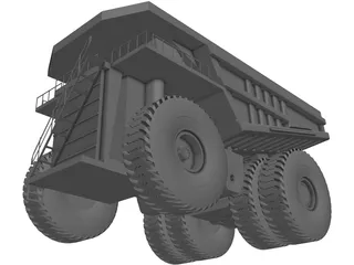 Caterpillar 797B Mining Haul Truck 3D Model