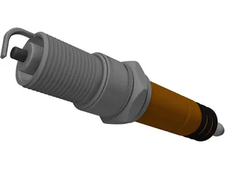 Bosch Spark Plug 3D Model