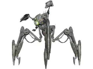 Titan Droid Robot Spider 3D Model