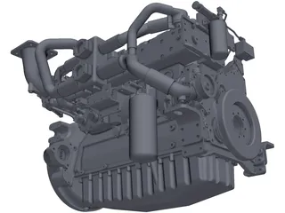 Caterpillar C9 Engine 3D Model