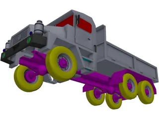 Dumper Truck 3D Model
