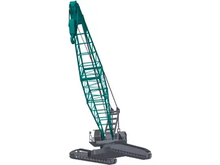 Crawler Crane 3D Model