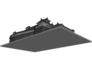 Japanese Castle 3D Model