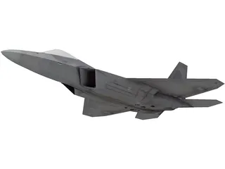 F/A-22 Raptor 3D Model