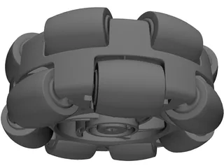 Omni Wheel 4 inch 3D Model