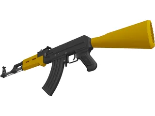 AK-47 3D Model