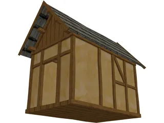 Medieval Building 3D Model